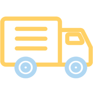 Drivers, commercial trucking companies, or delivery services icon