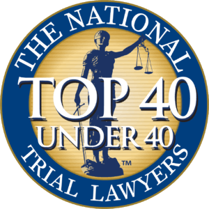 The National Top 40 under 40 Trial Lawyers Badge
