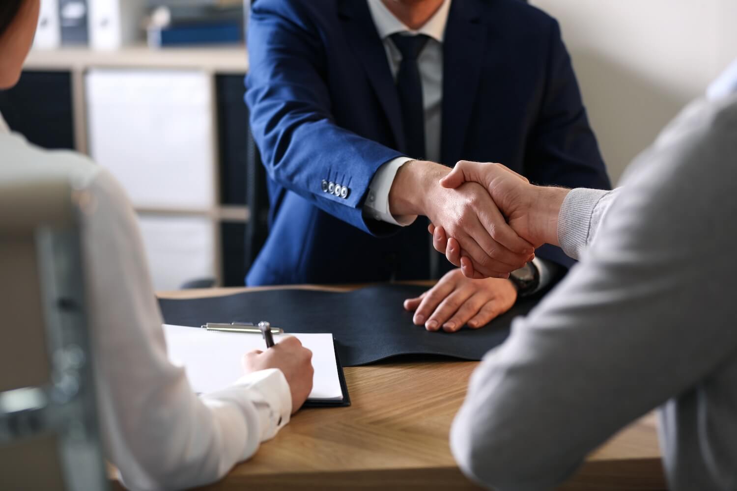 Serious injury legal consultation reviewing evidence documents